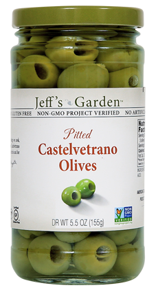 Jeffs Garden Pitted Castelvetrano Olives