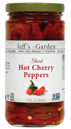 Sliced Hot Cherry Peppers